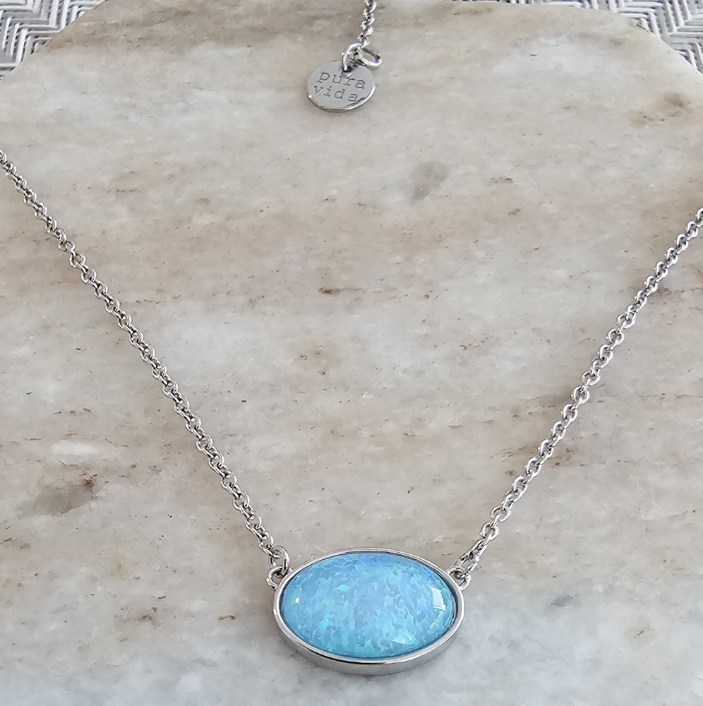 Pura vida turquoise  necklace